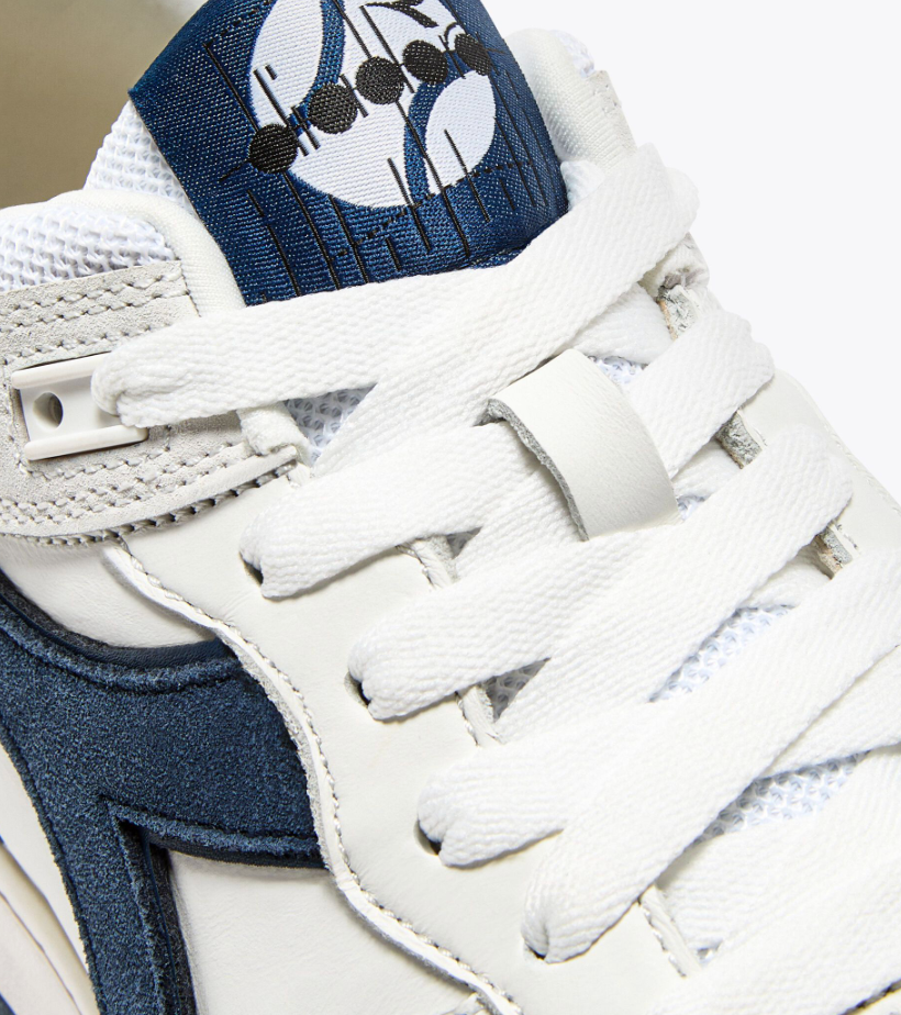 Sneaker Diadora Heritage B.560 used Weiß/Majolika Blau