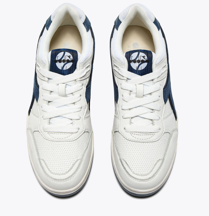 Sneaker Diadora Heritage B.560 used Weiß/Majolika Blau
