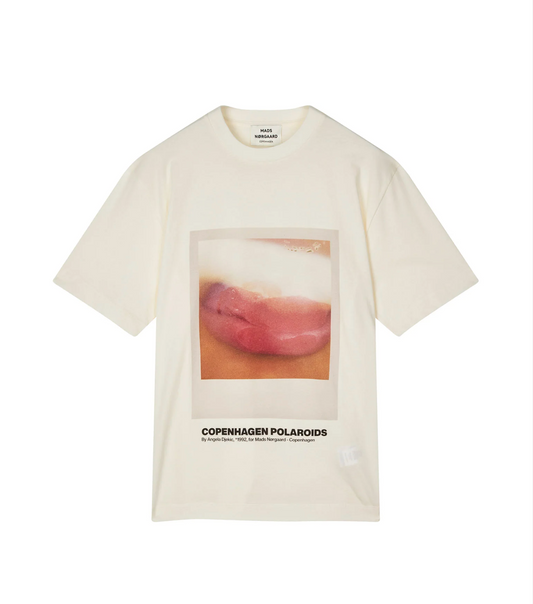 Single Organic Dassel Tee Snow White