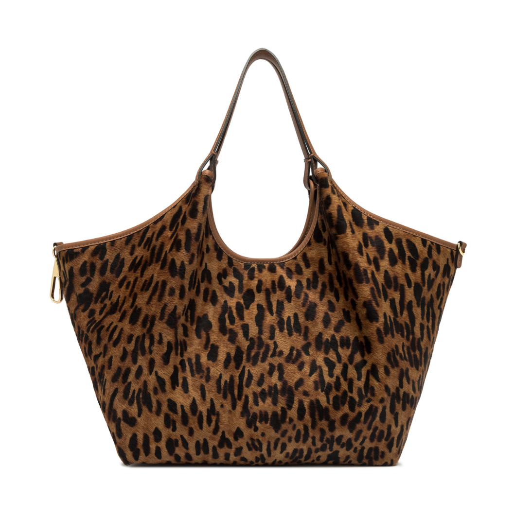 Handbag Gianni Chiarini DuaGC Maxi Lamb Castoro