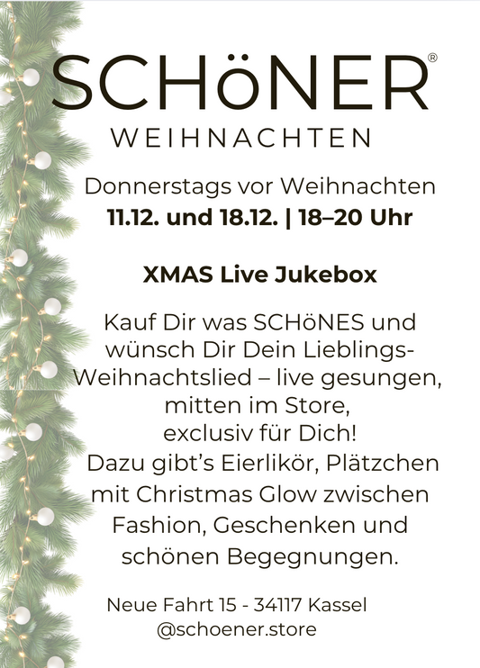 SCHöNER Live Jukebox 11.12. und 18.12.