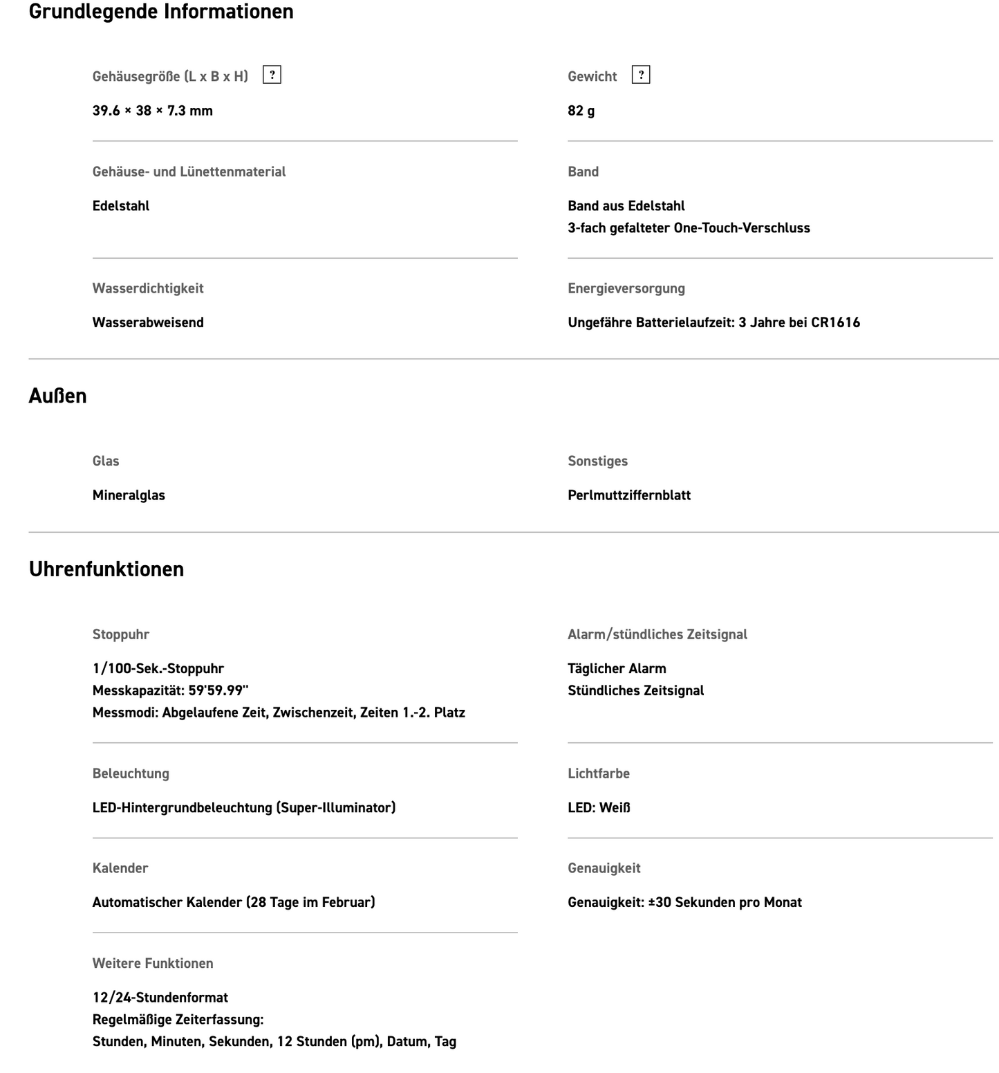 Casio A1000D-7EF 3479