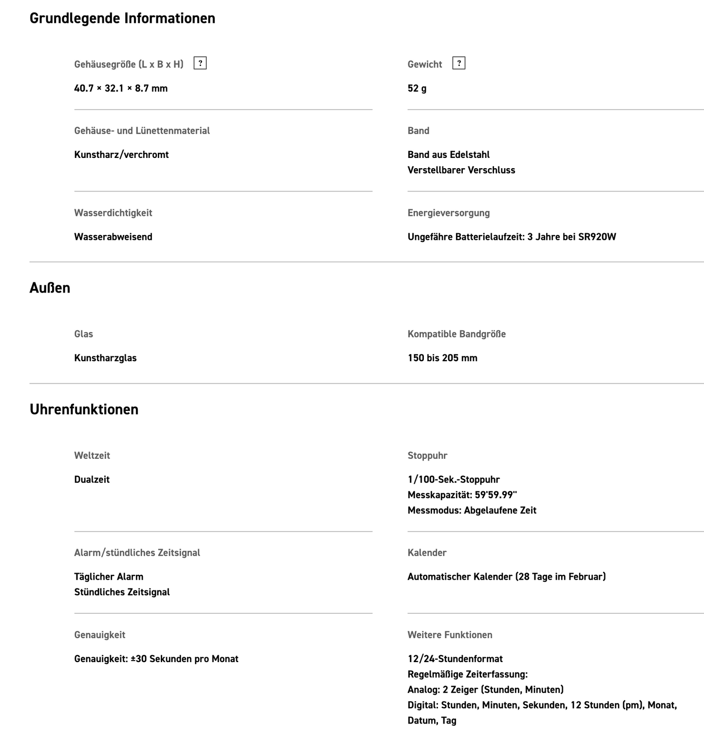 Casio AQ800E-1AEF 5696