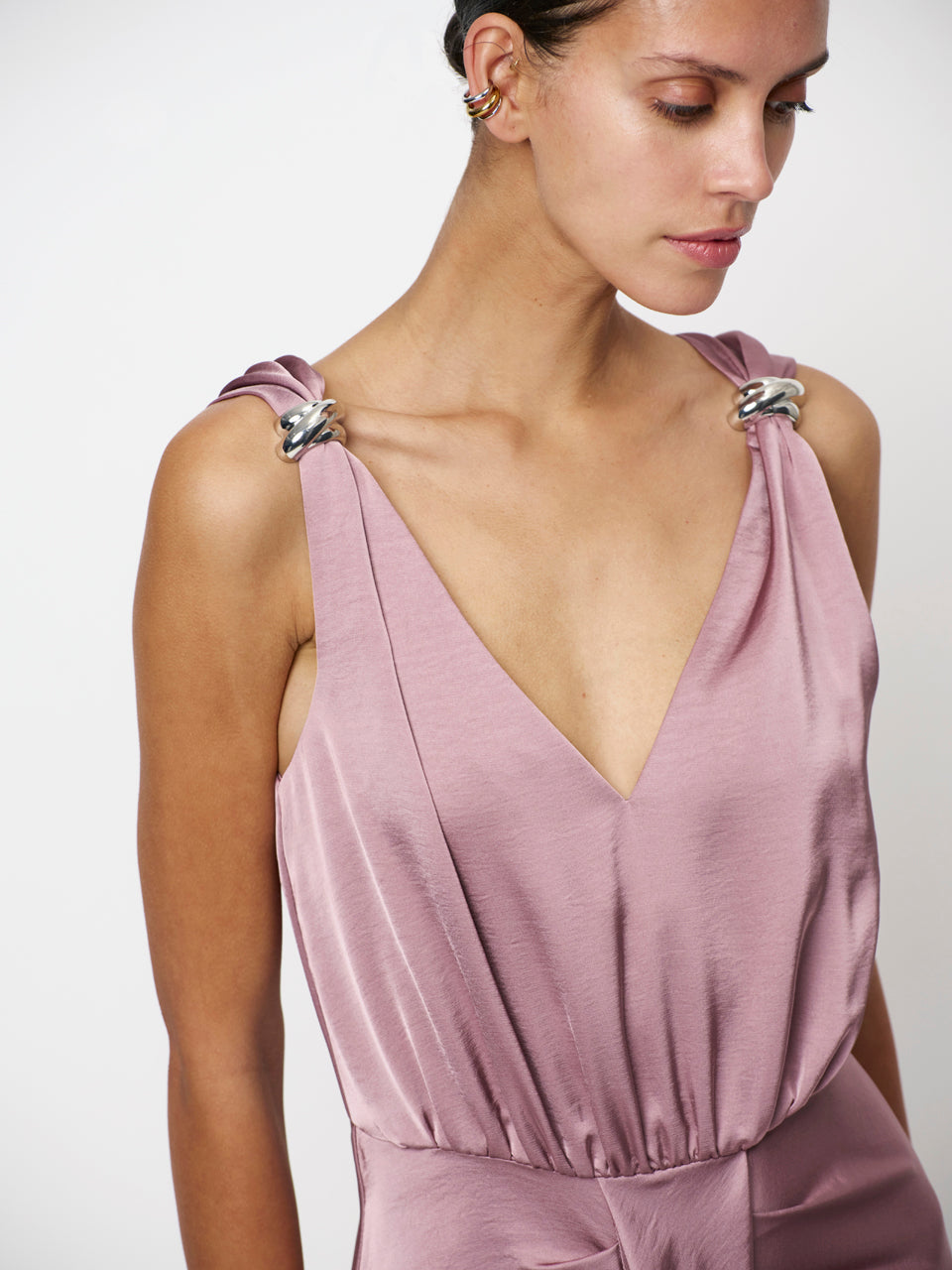 Satin Maxi Dress Dannte6-Marcia Mauve