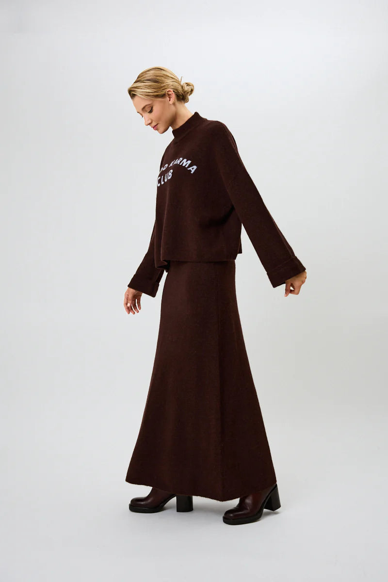 Oh April Coco Knit Jumper Truffle