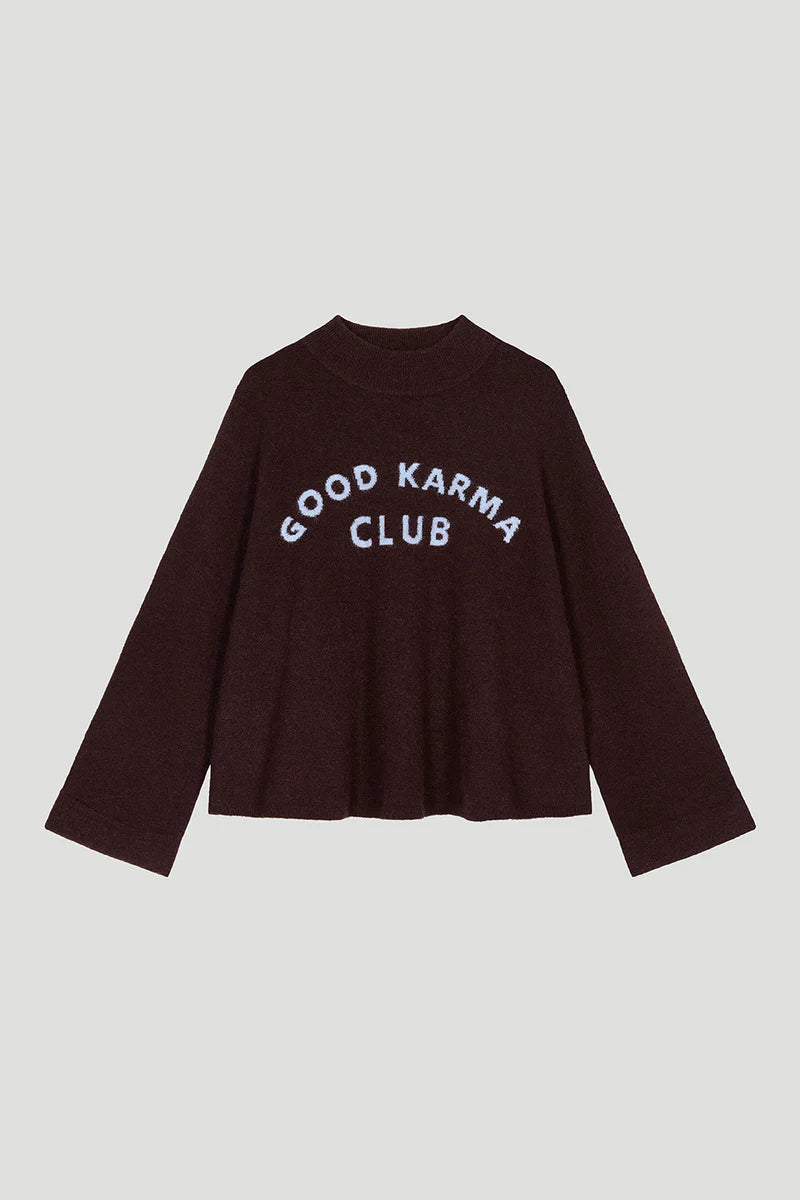 Oh April Coco Knit Jumper Truffle