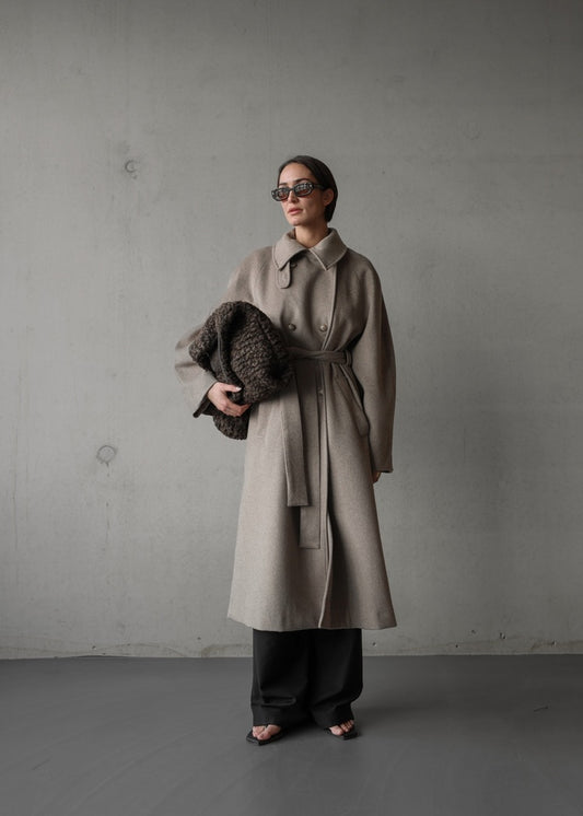 Wollmantel Dyo`CL Taupe