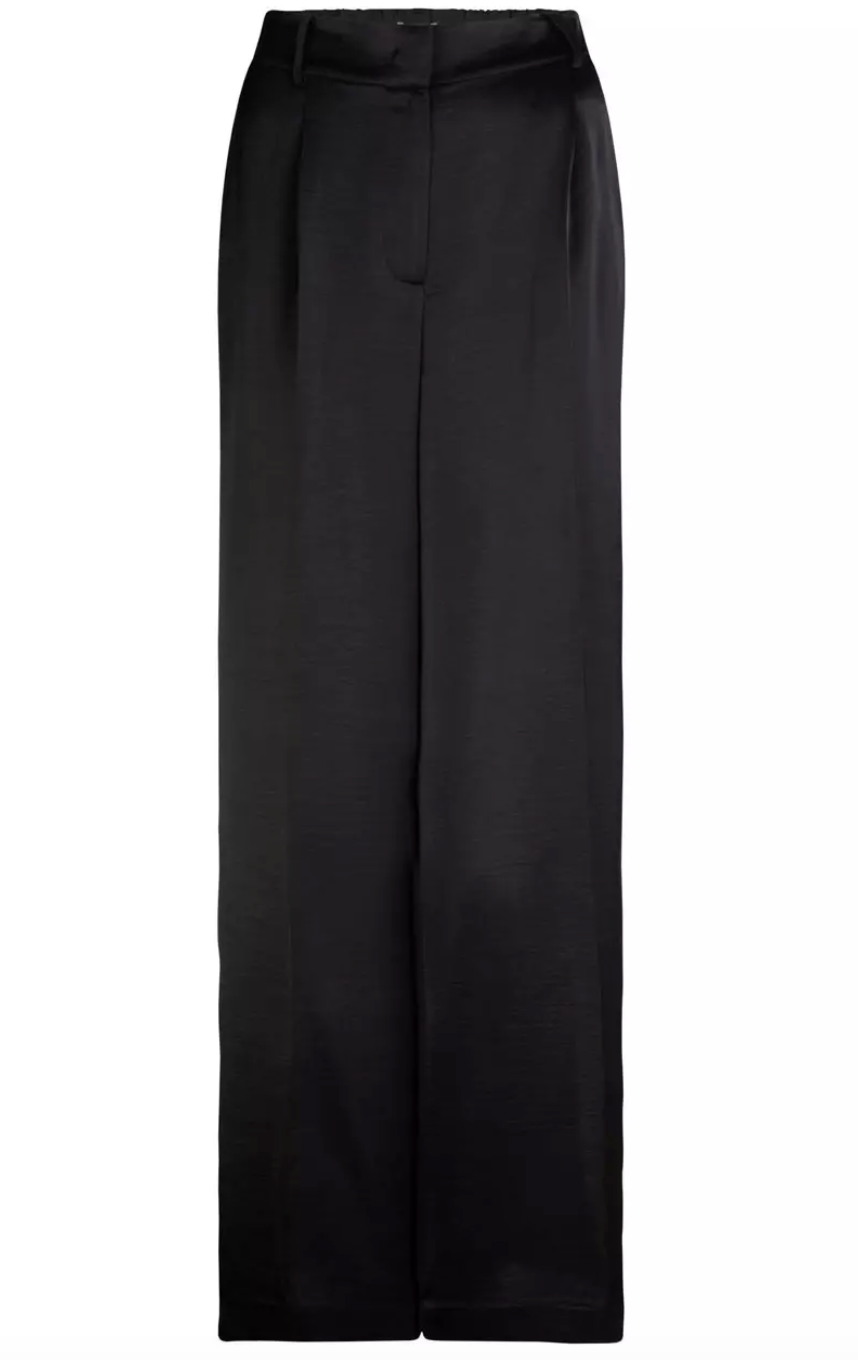 Satin Pants D6Jules Jungle Leaf