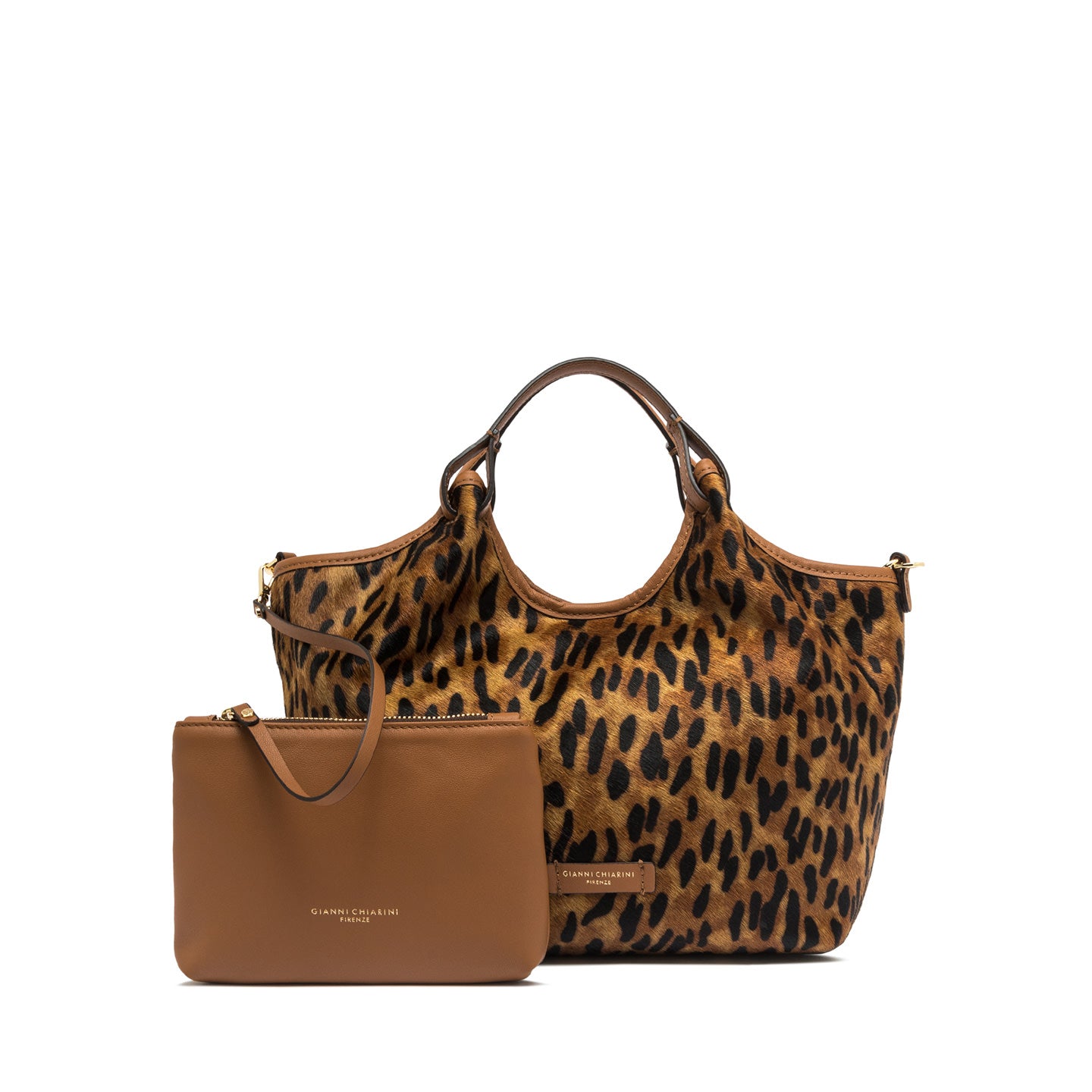 Handtasche Gianni Chiarini DuaGC Midi Lince Cuoio