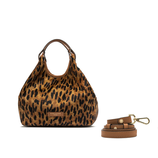 Handtasche Gianni Chiarini DuaGC Midi Lince Cuoio