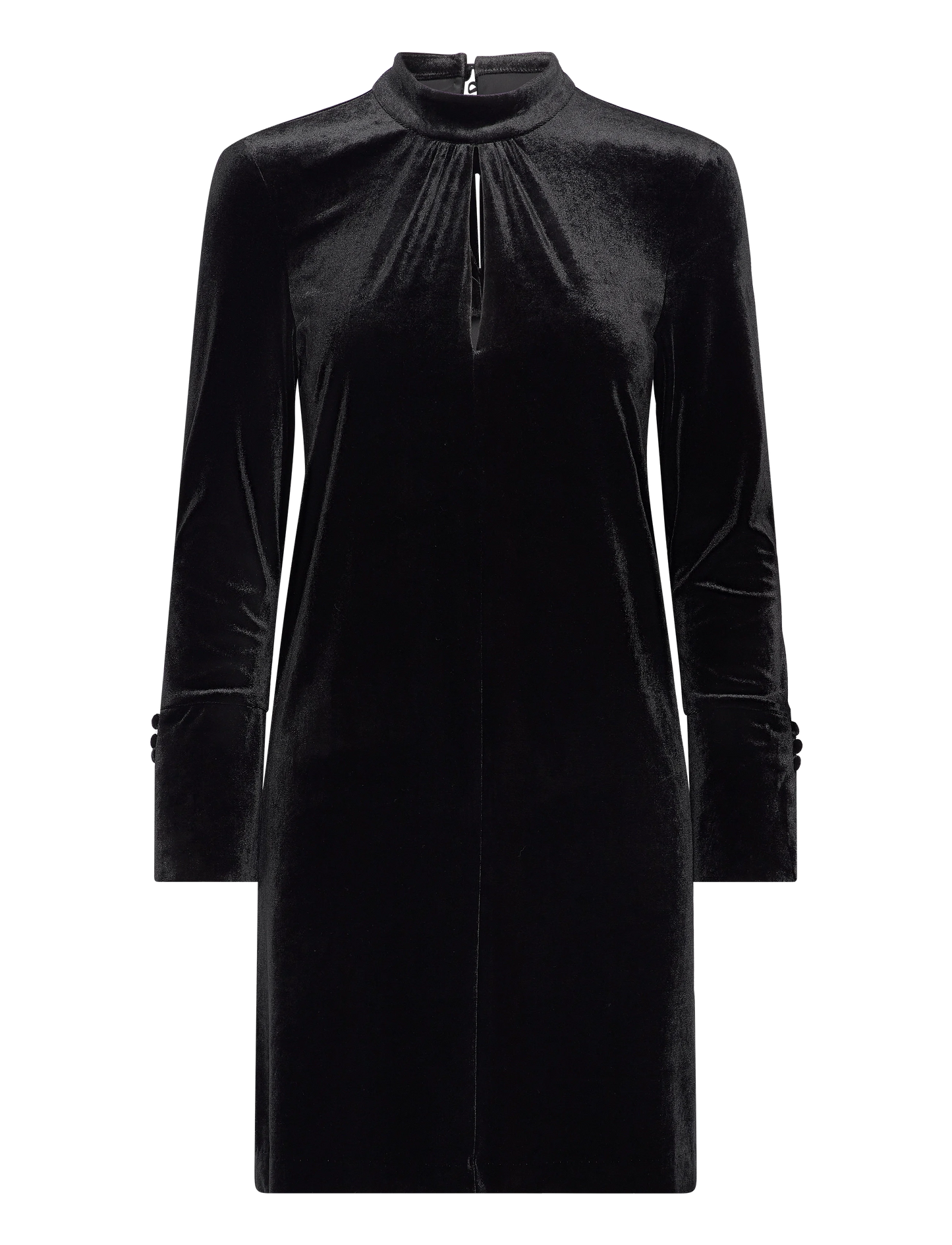 Samtkleid Black