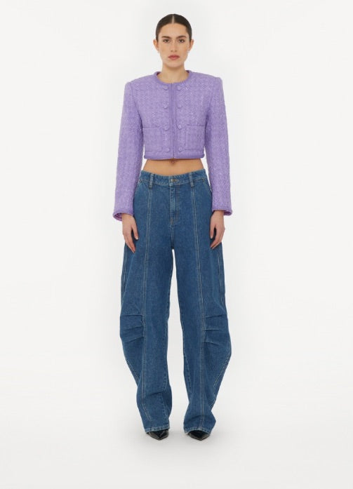 Twill Cargo Pants Denim
