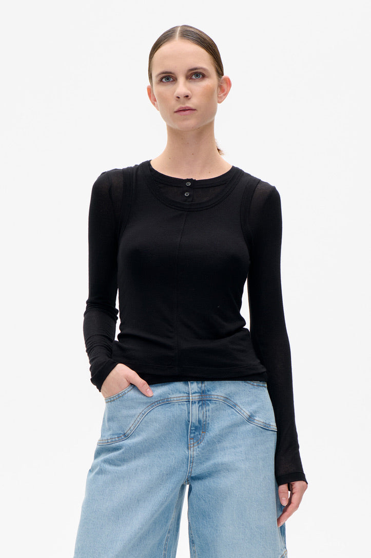 Layering Top Black