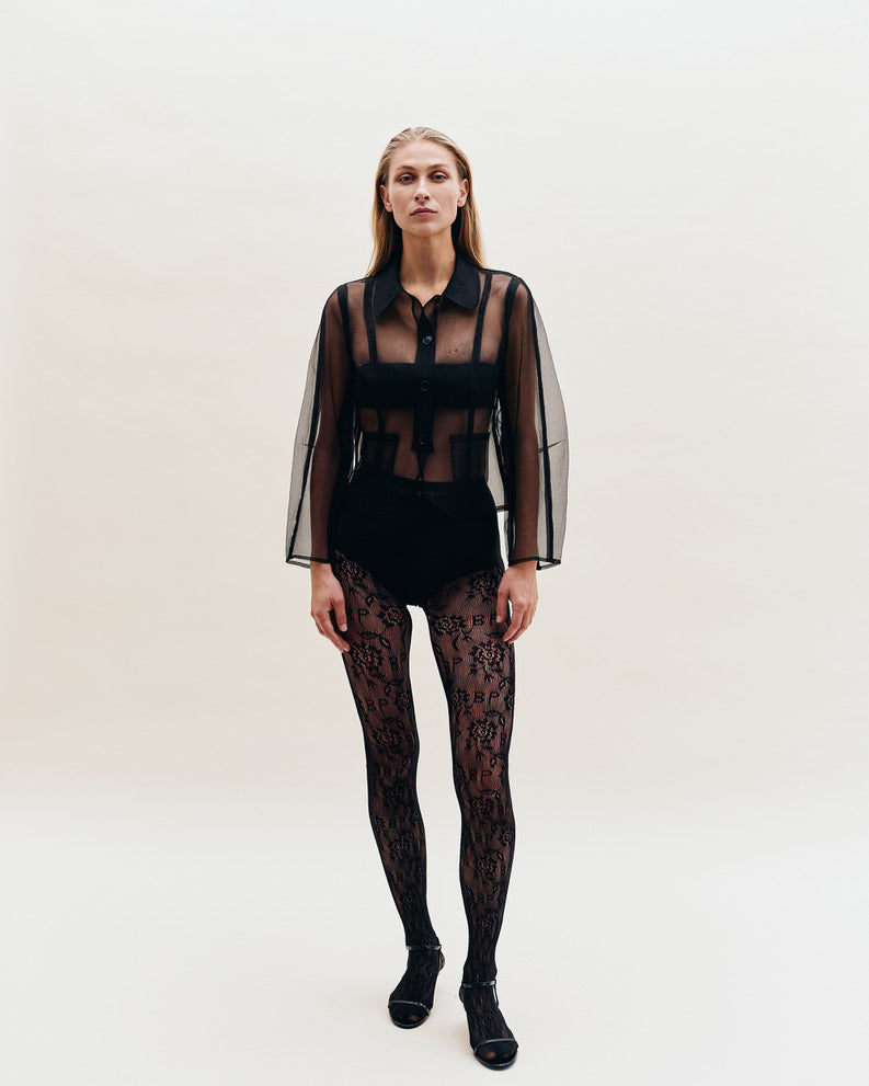 Transparenter Blazer