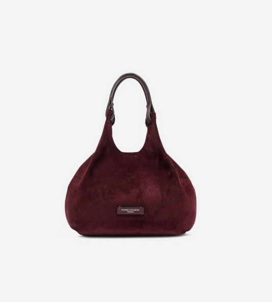Handtasche Gianni Chiarini DuaGC Midi Suede Amarone