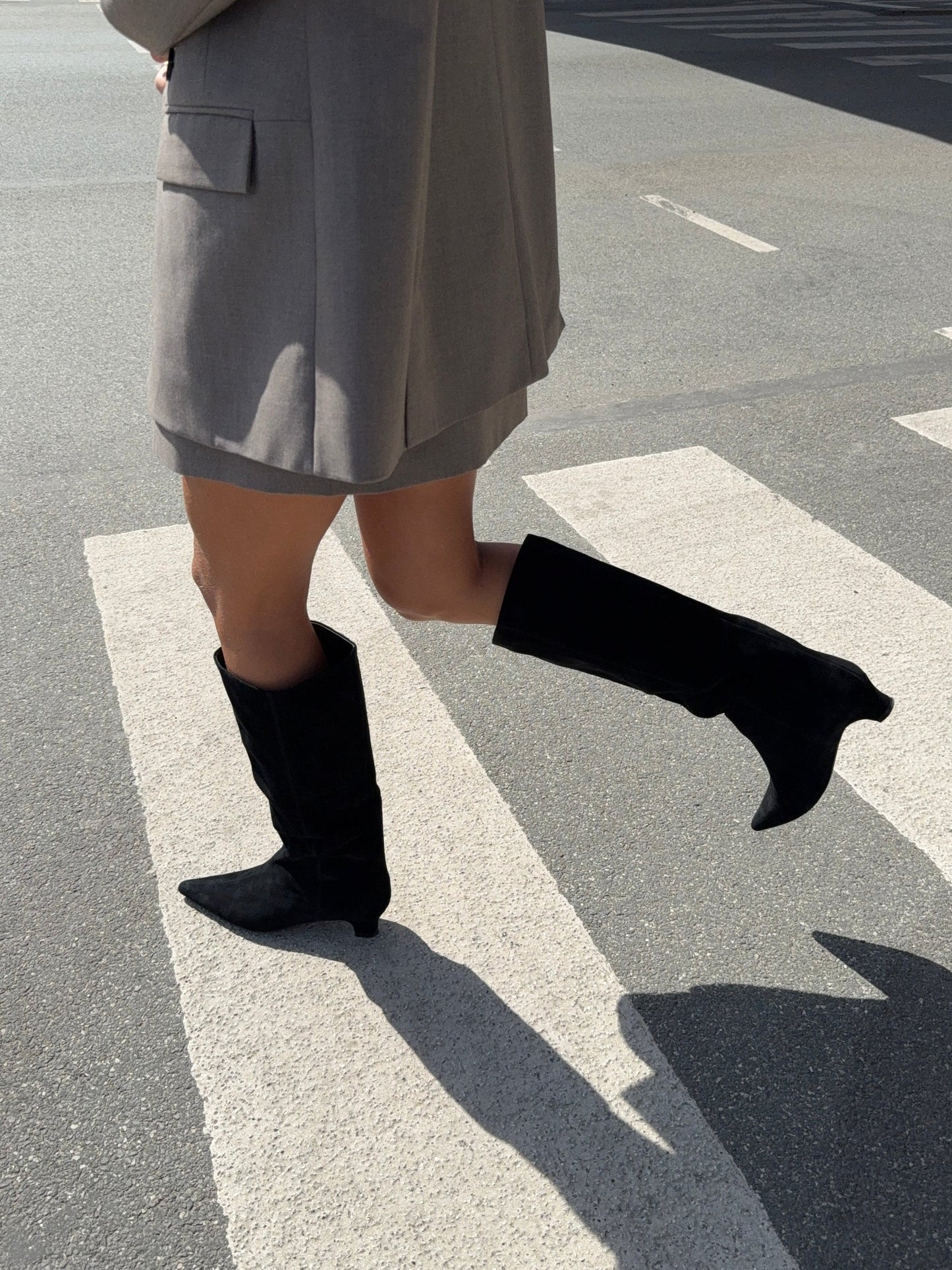Wildleder Stiefel Sofie Schnoor Schwarz