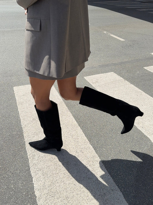 Wildleder Stiefel Sofie Schnoor Schwarz