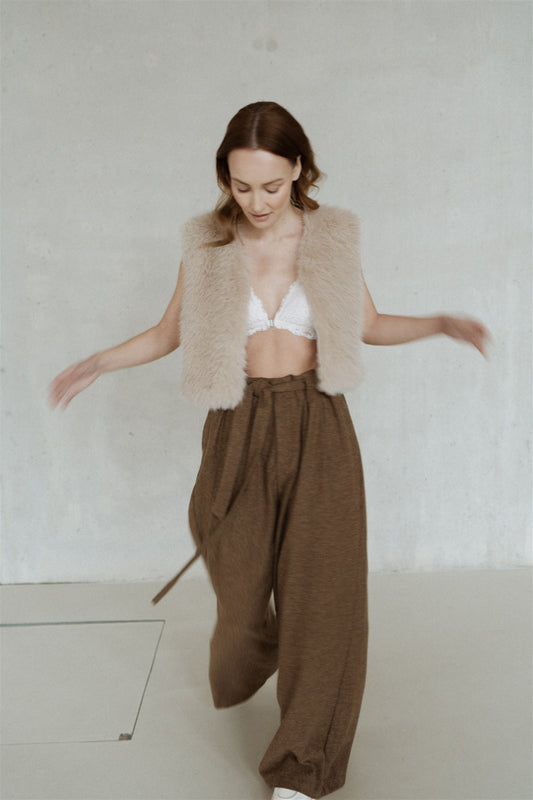 Weite Hose MayumiA Brown