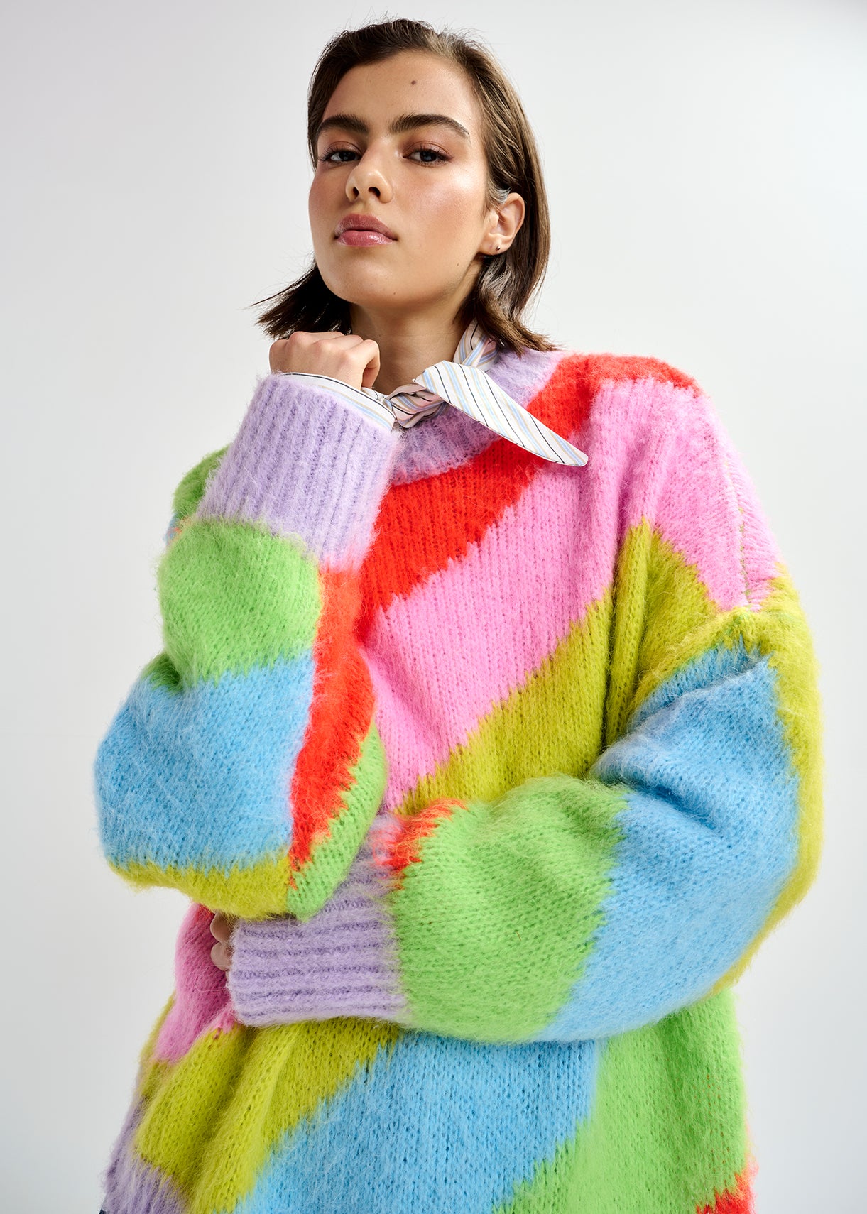 JOLOR STRIPED PULLOVER