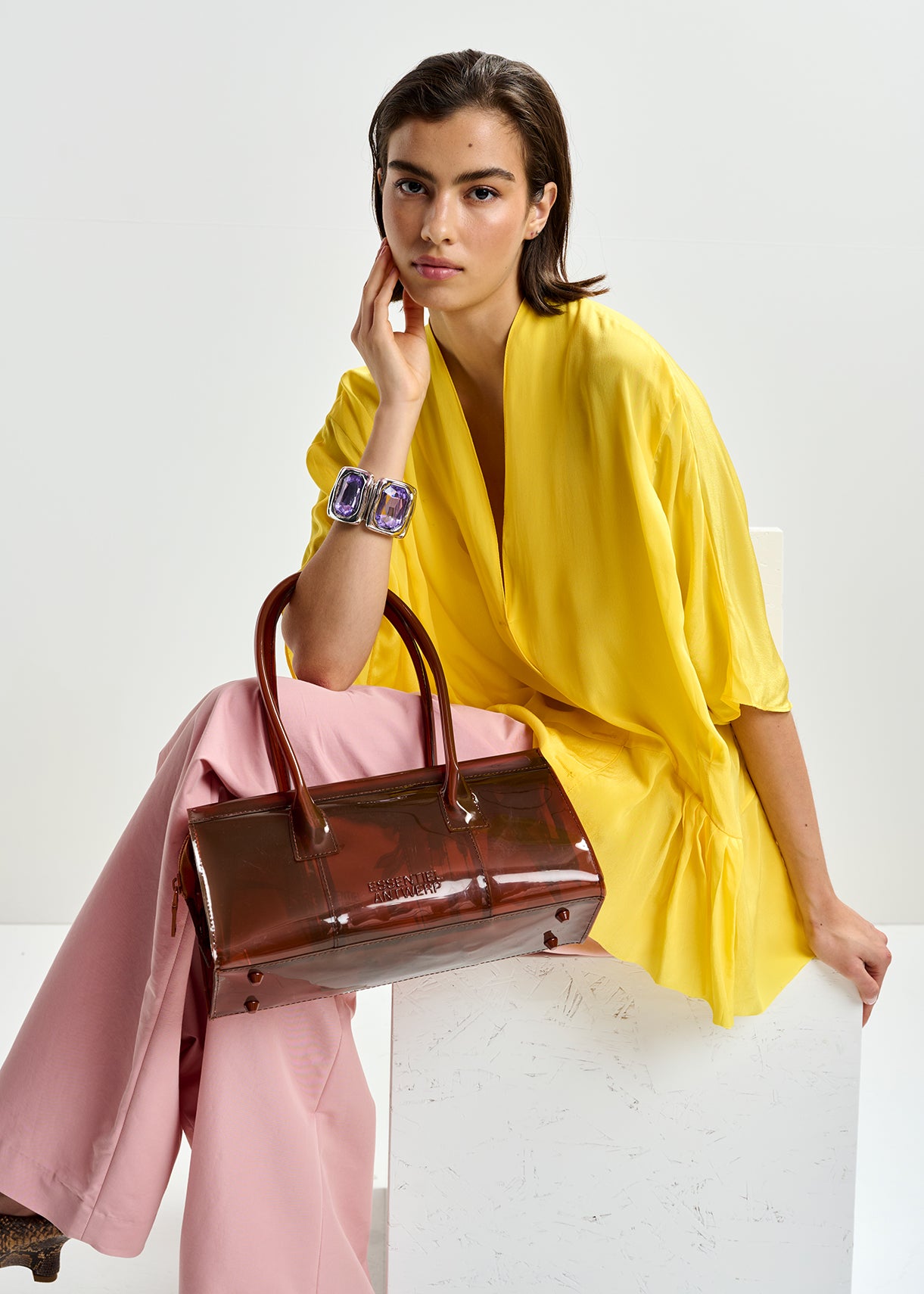 JOWAY TRANSPARENT HANDBAG