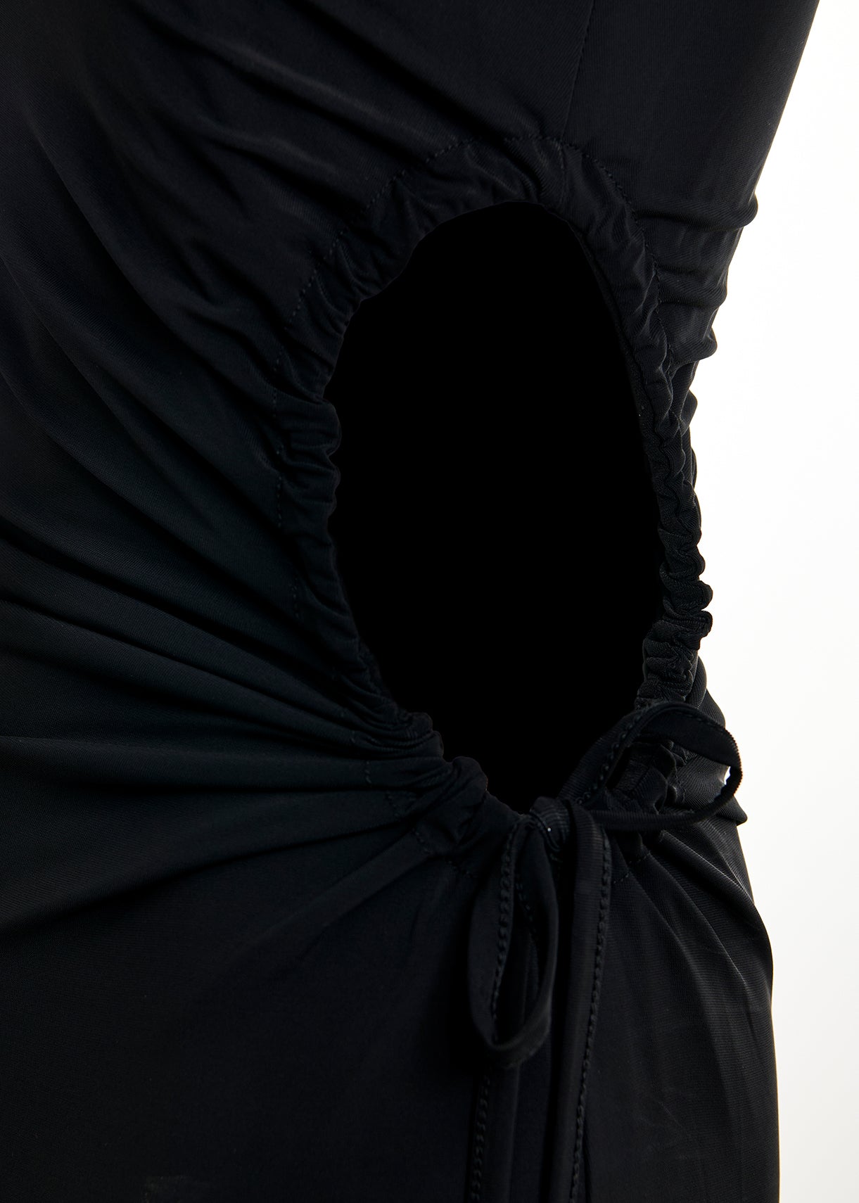 JOYE SHOULDERED JERSEY DRESS