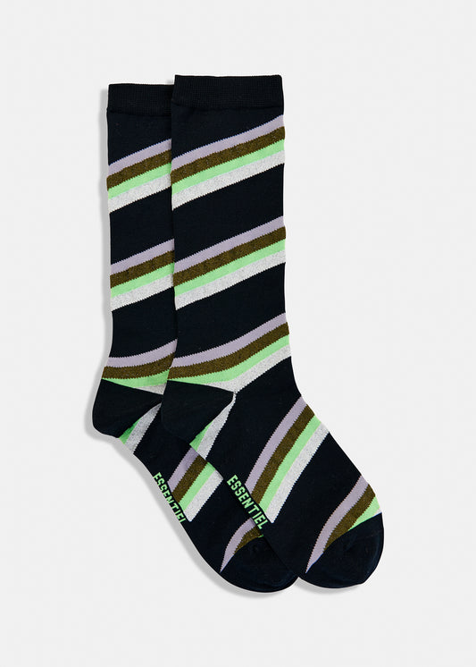 JOYZ STRIPED LUREX SOCKS