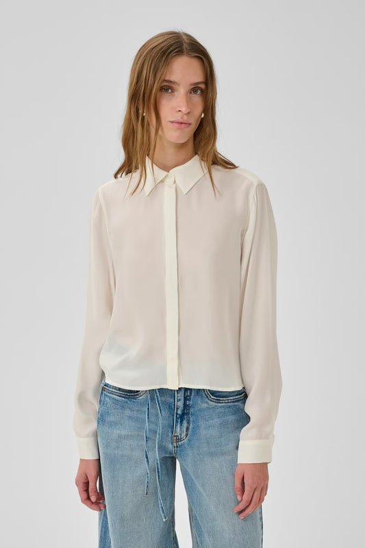 Short Shirt MWSilk White