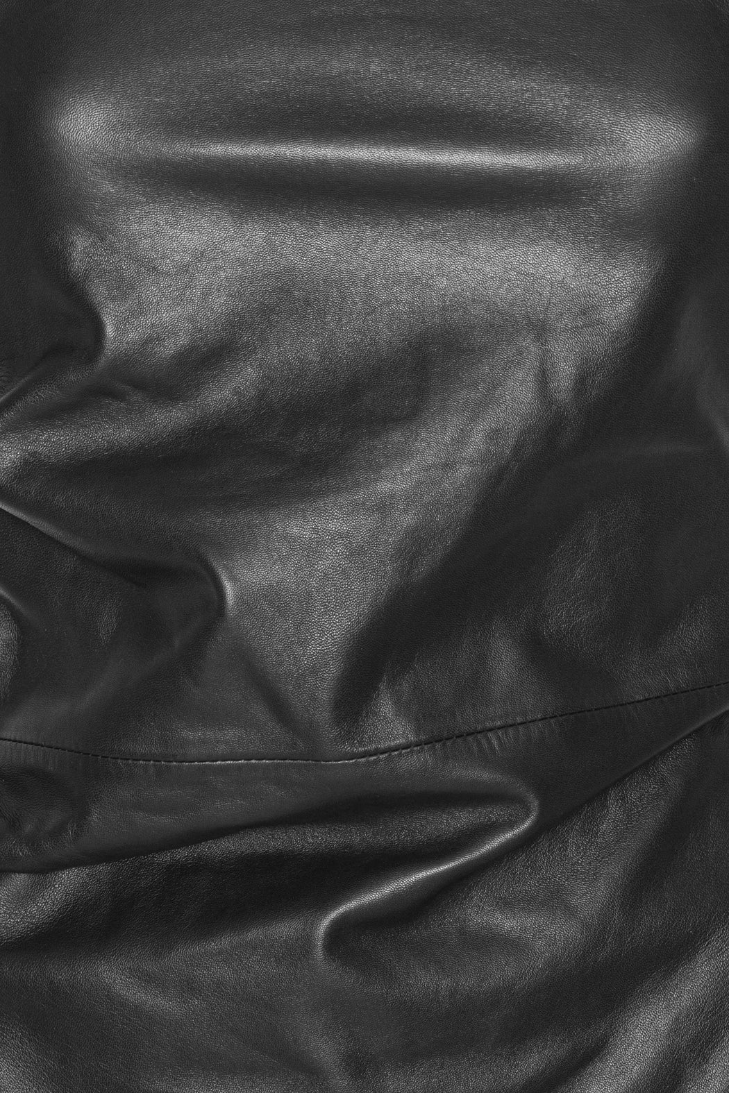 Buttoned Leather Top