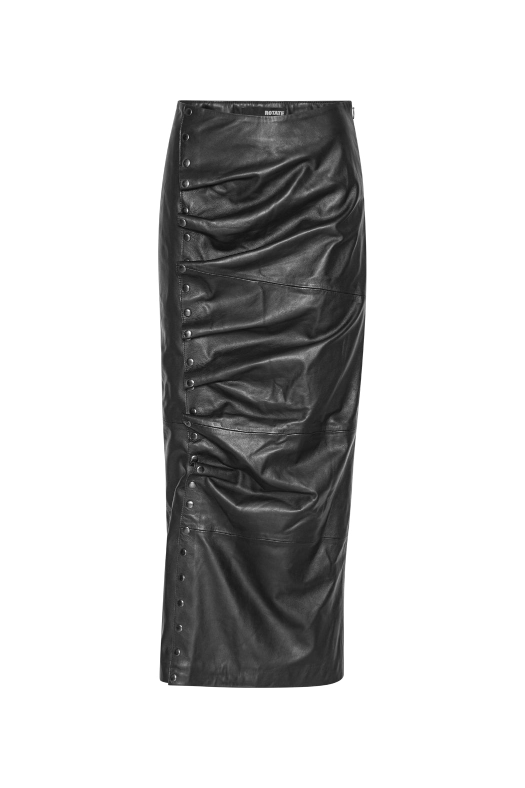 Midi Leather Skirt