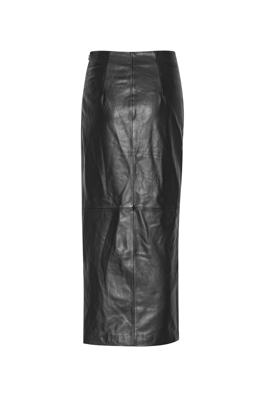 Midi Leather Skirt