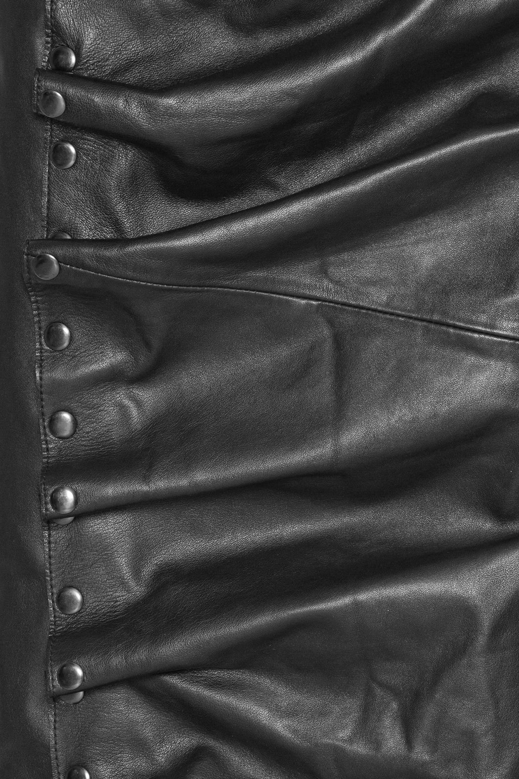 Midi Leather Skirt