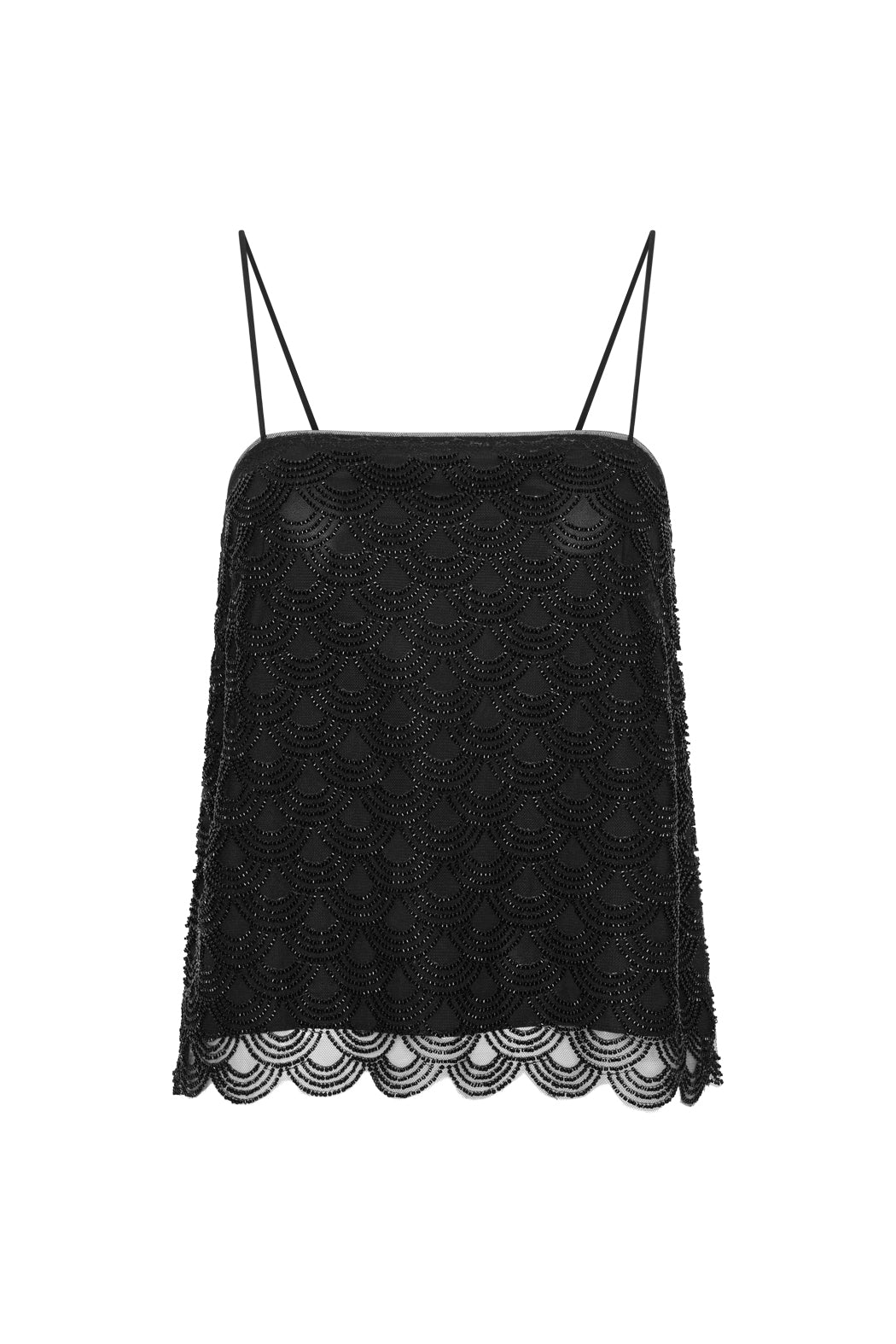 SEQUINS SLIP TOP