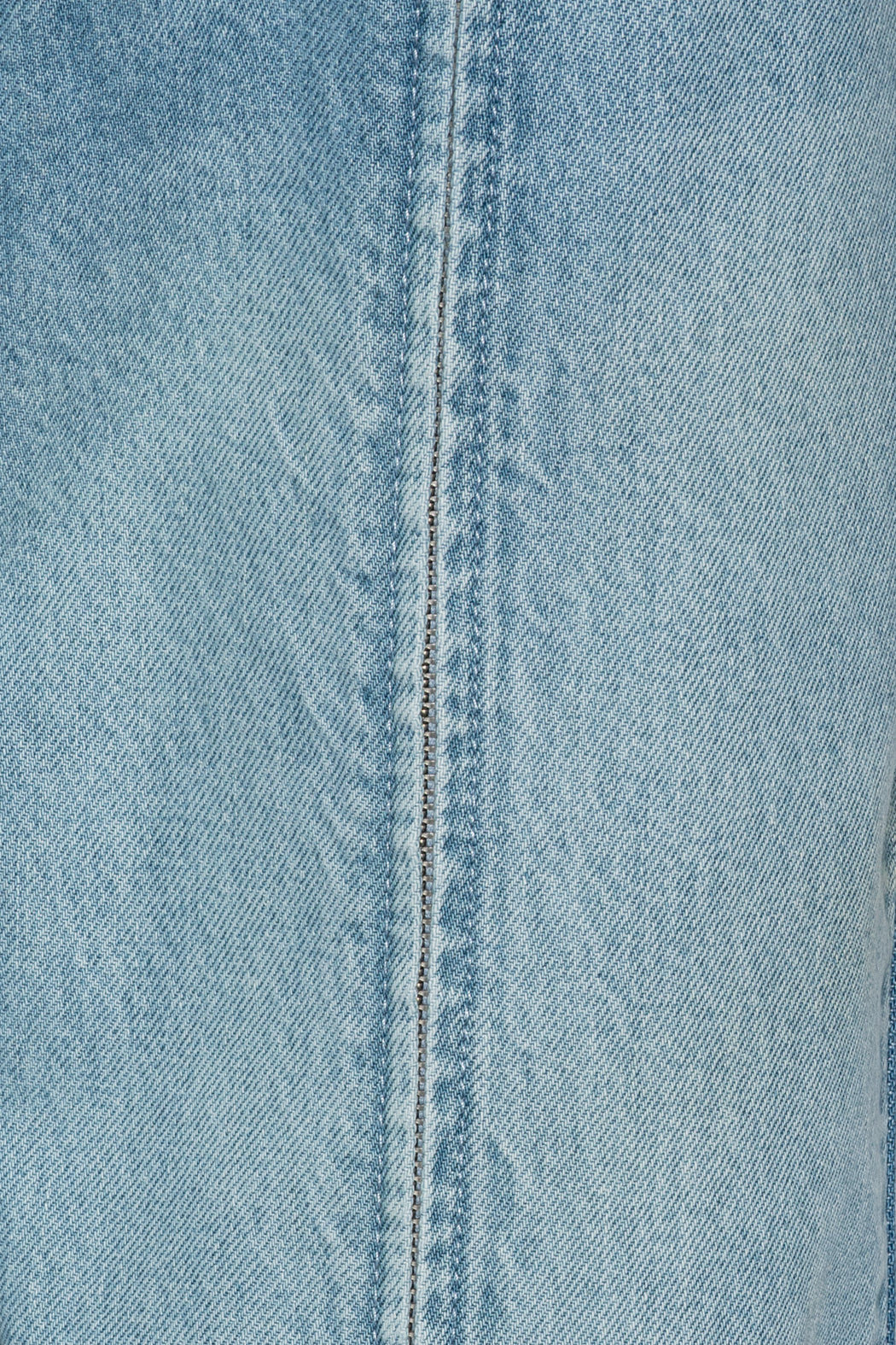 STRAIGHT DENIM ZIP JEANS
