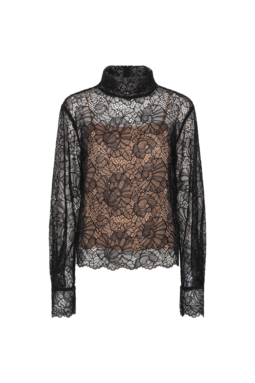 LACE LONG SLEEVE BLOUSE