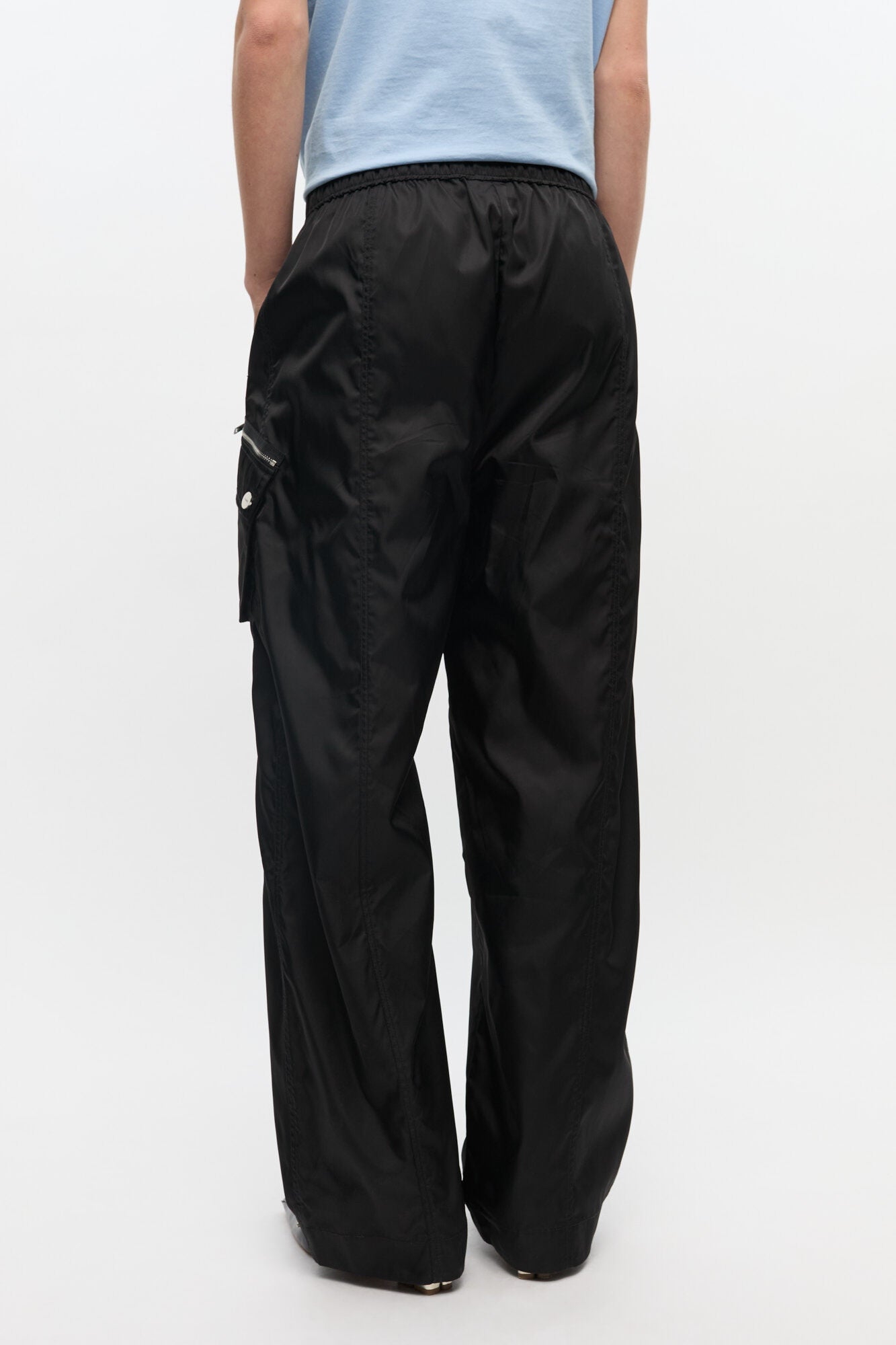 Duchesse Nylon Oversized Elasticated Pants