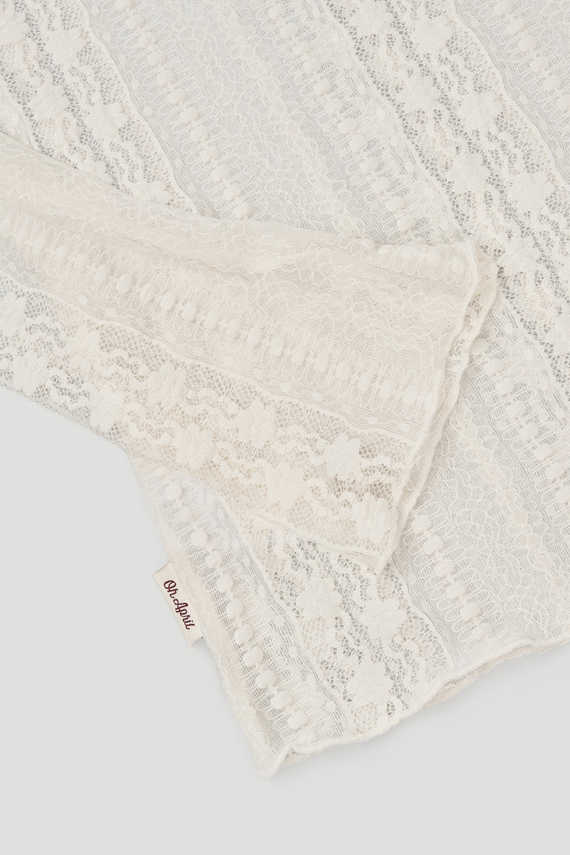 Lace Longsleeve OH April Off White