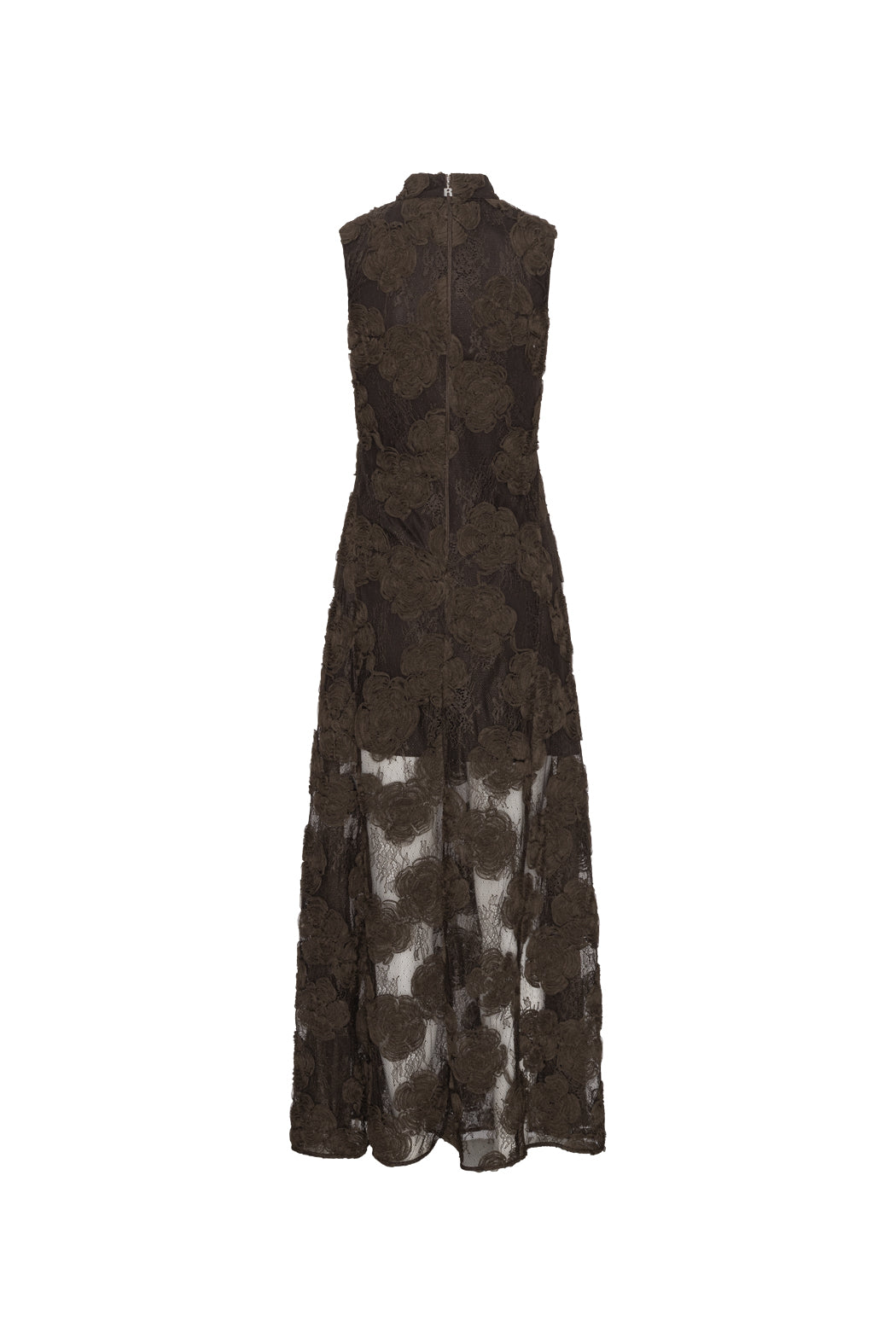 3D FLOWER MAXI DRESS