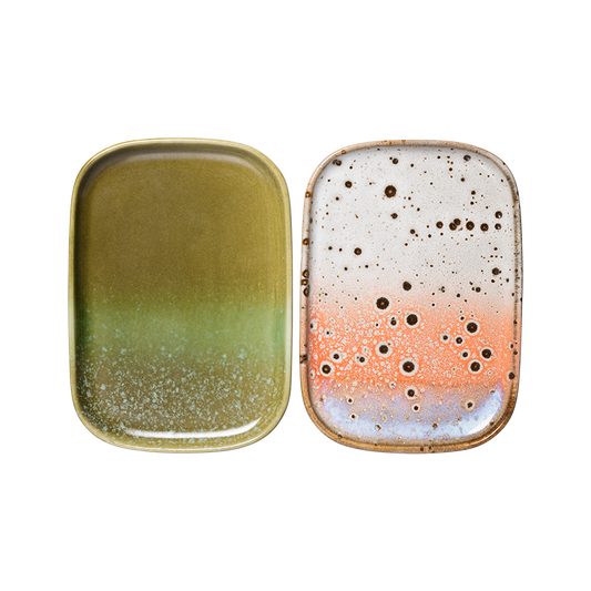 Small Trays 70s Ceramics Atlas 2er Set