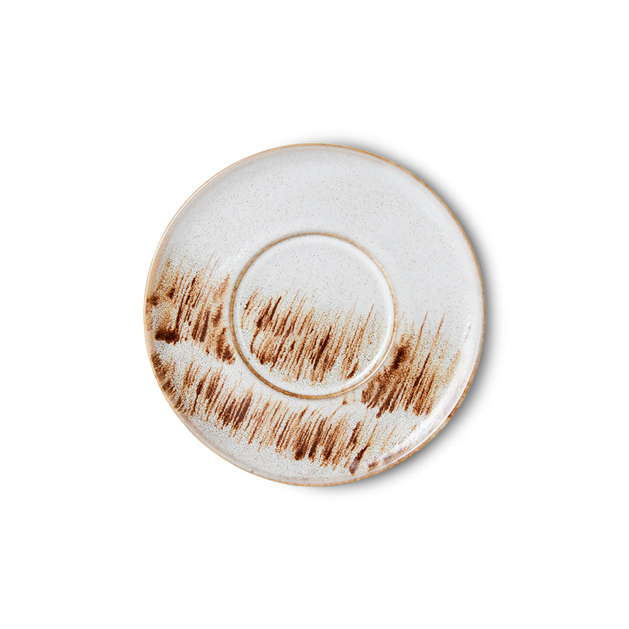 Saucers Untertassen 70s Ceramics Big Sur 4er Set