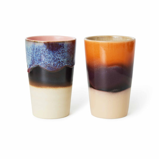 Tea Mugs 70s Ceramics Dusk 2er Set