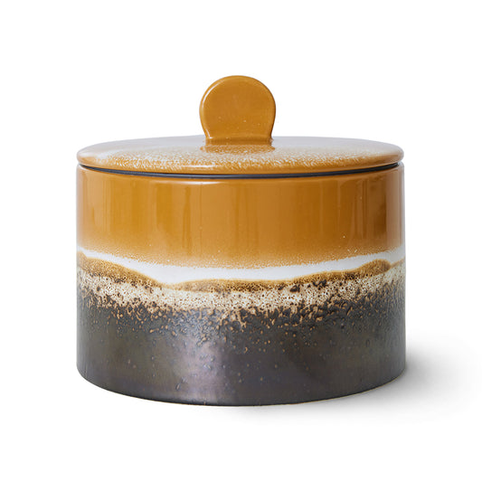 70s ceramics Cookie Jar, Fire