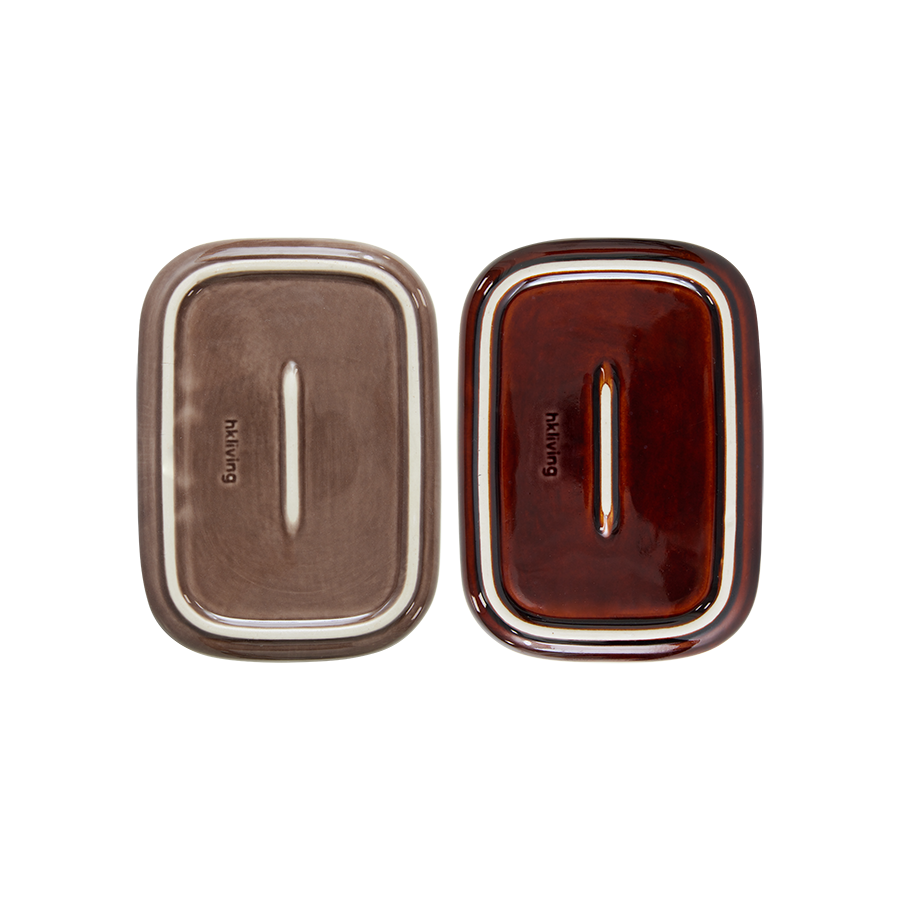 Small Trays 70s Ceramics Mojave 2er Set