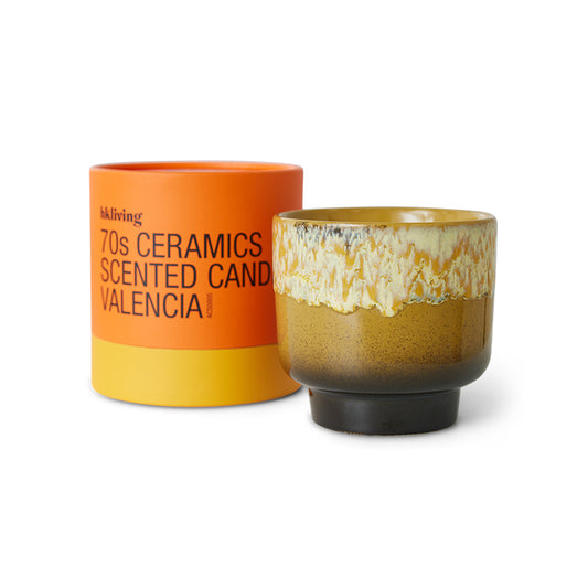 HKLiving Duftkerze 70s Ceramics Valencia