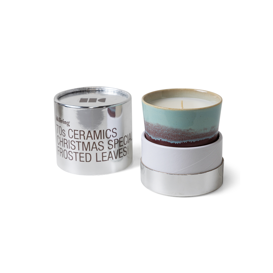 Duftkerze 70s Ceramics Christmas Special Frosted Leaves