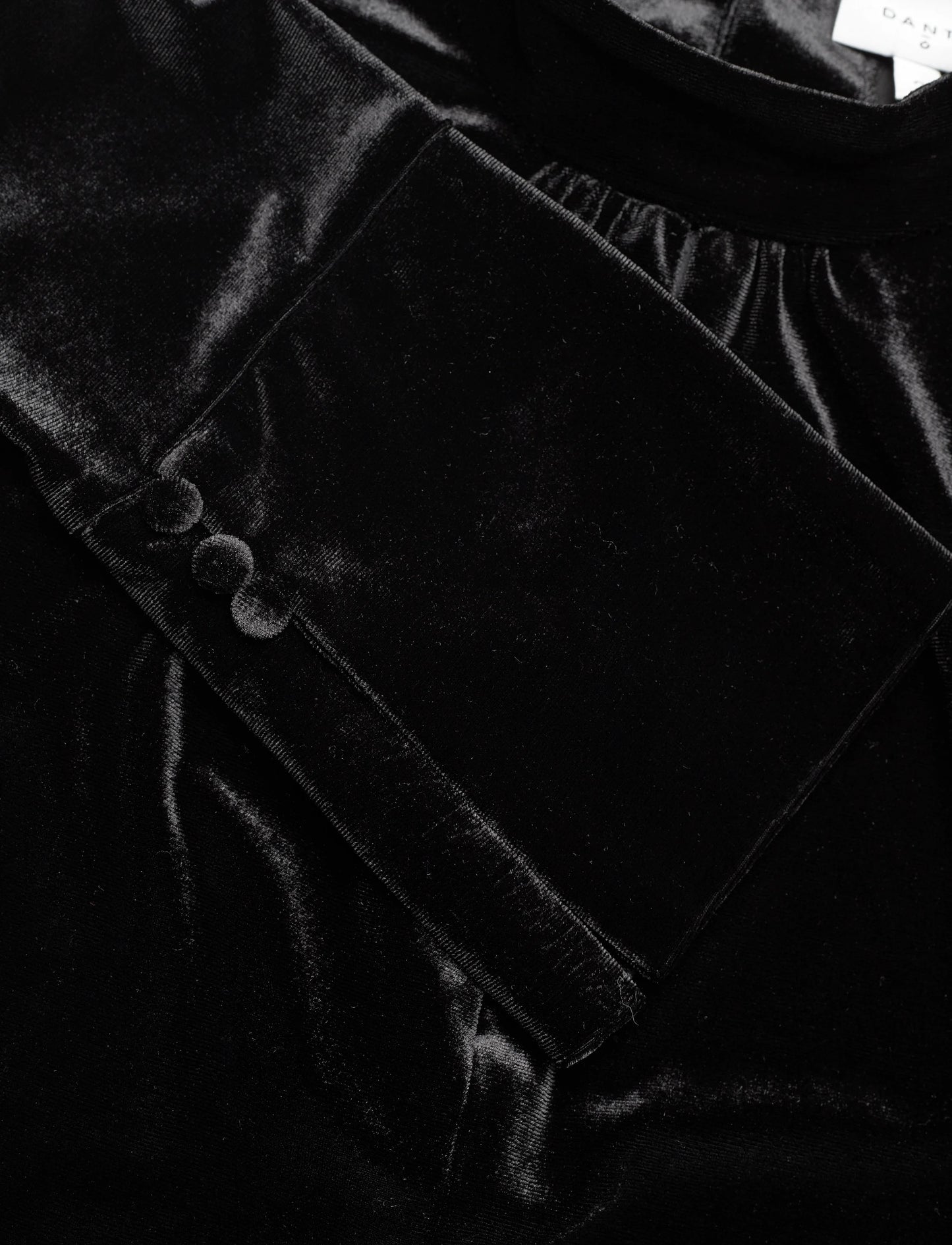 Samtkleid Black