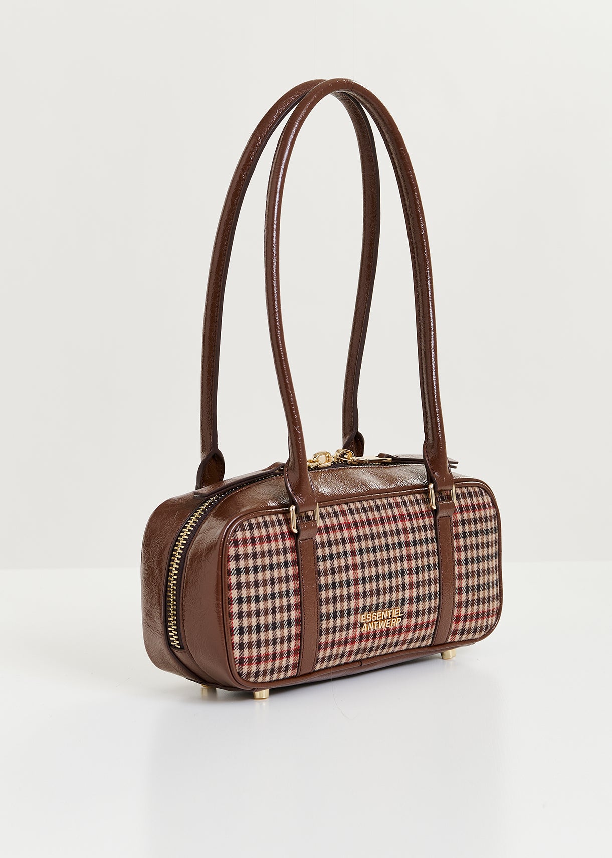 Igor checkwool fabric bag