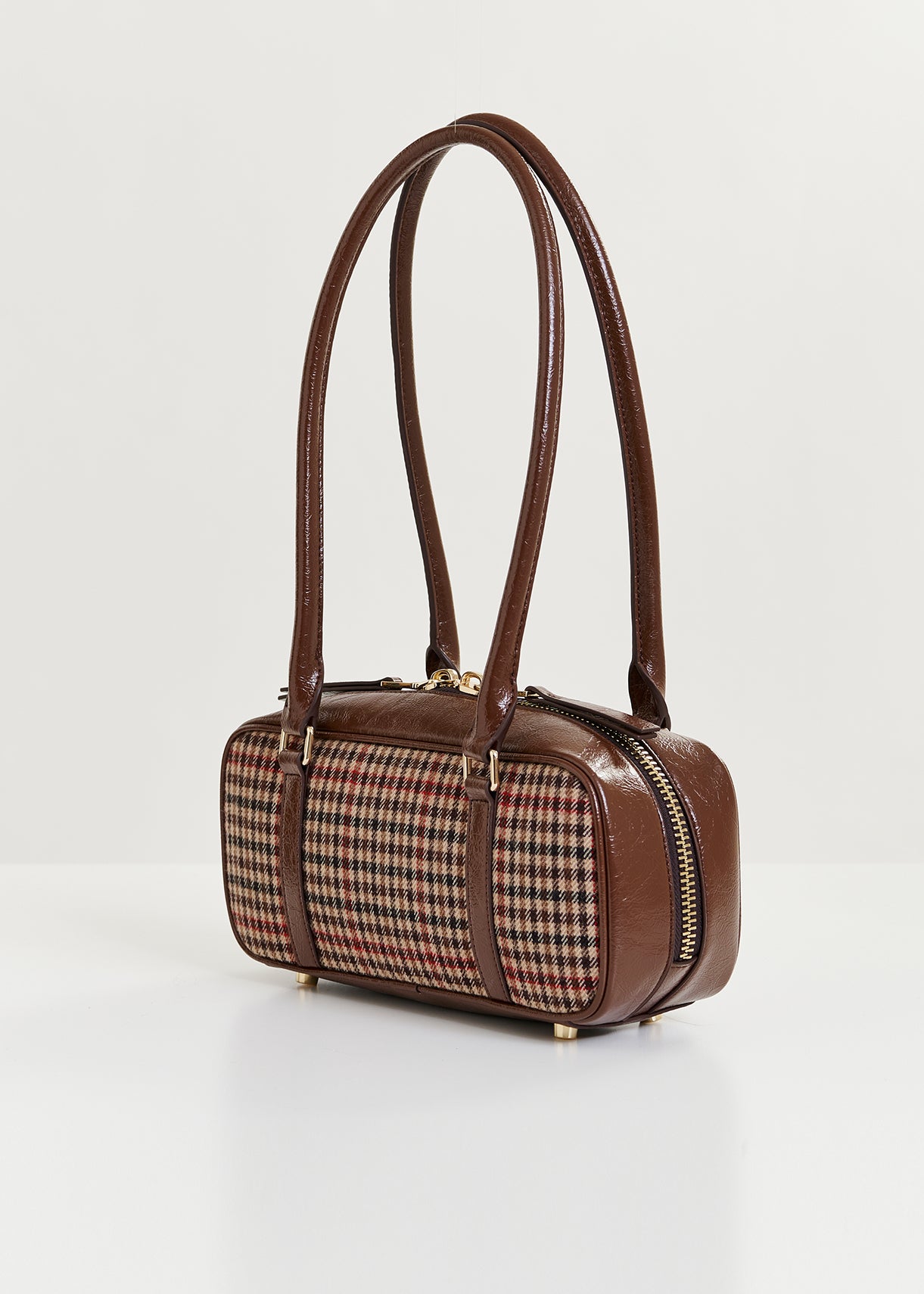 Igor checkwool fabric bag