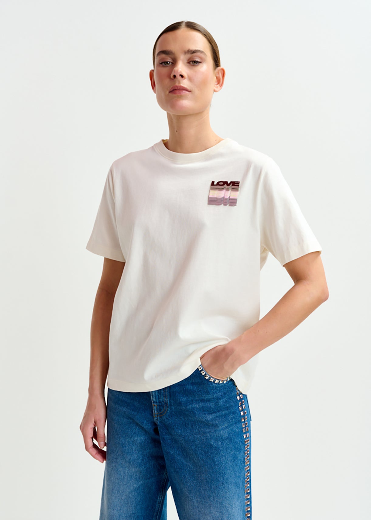 Imaster embroidered t-shirt