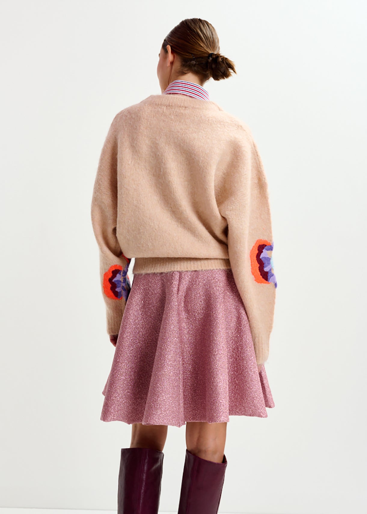 Impossible1 embroidered knit