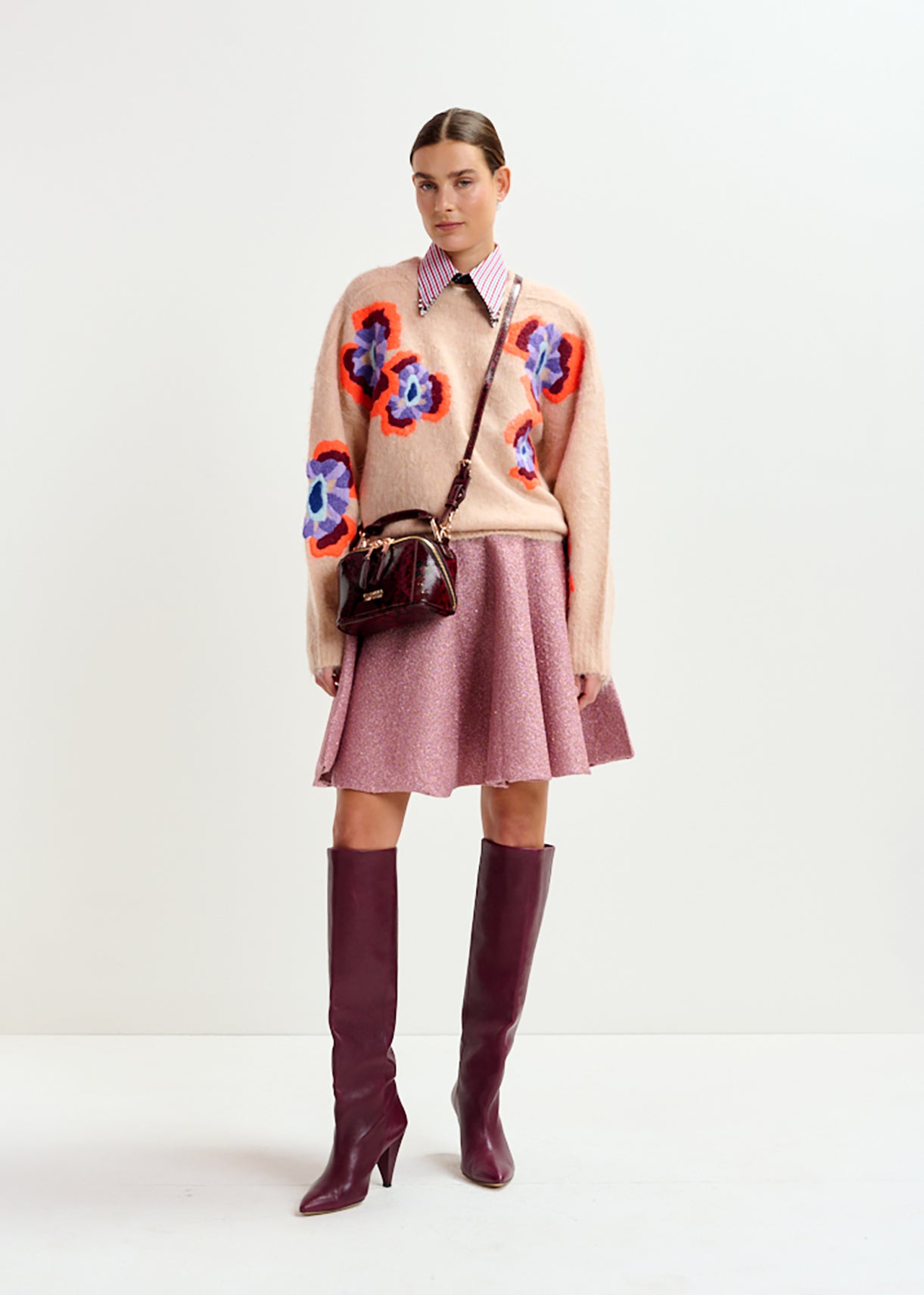 Impossible1 embroidered knit